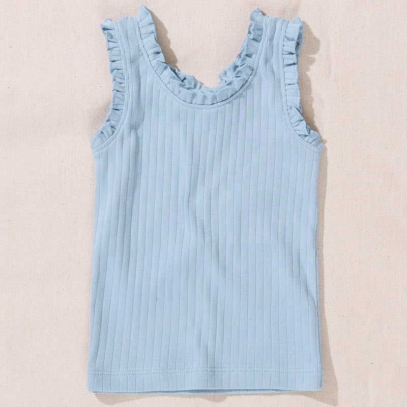 Joy Ruffle Rib Tank