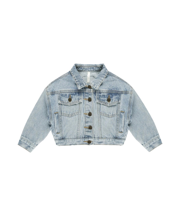 DENIM JACKET || LIGHT WASHED DENIM