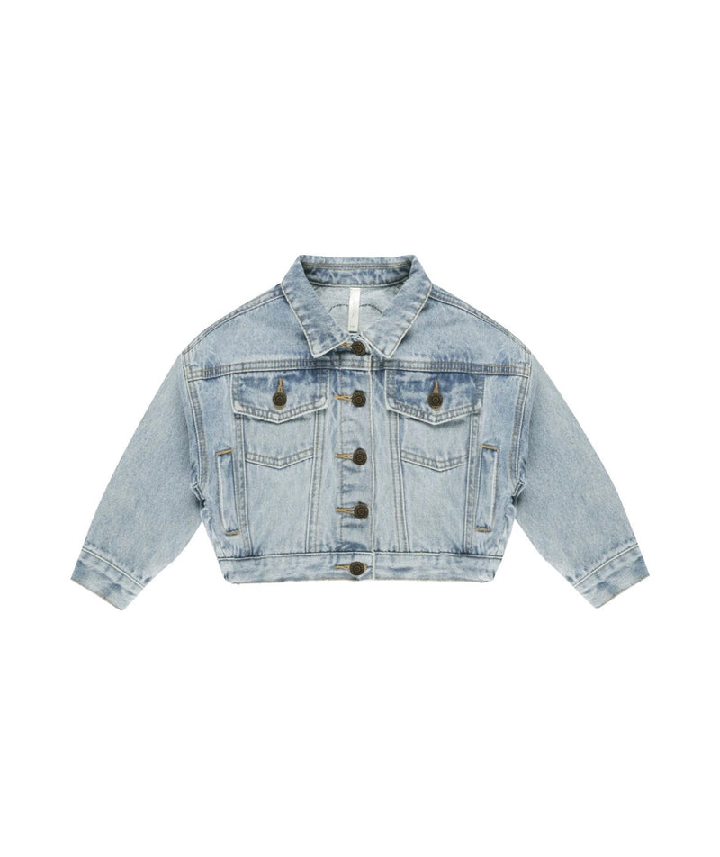 DENIM JACKET || LIGHT WASHED DENIM