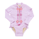 Arden Suit Pink Faux Embroidery