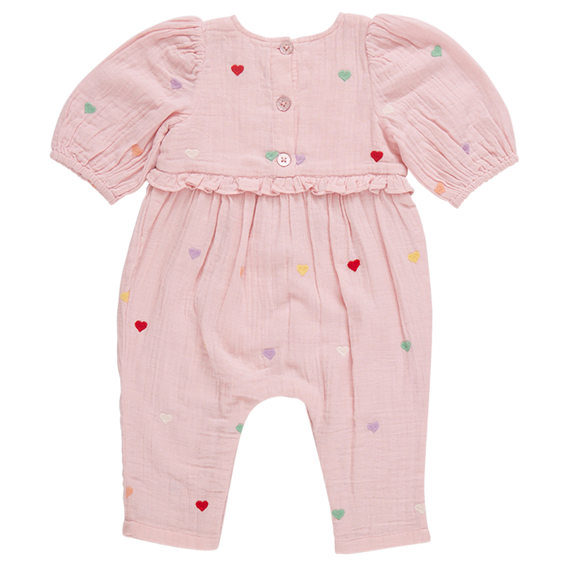 Baby Girls Brooke Jumper Candy Heart Embroidery