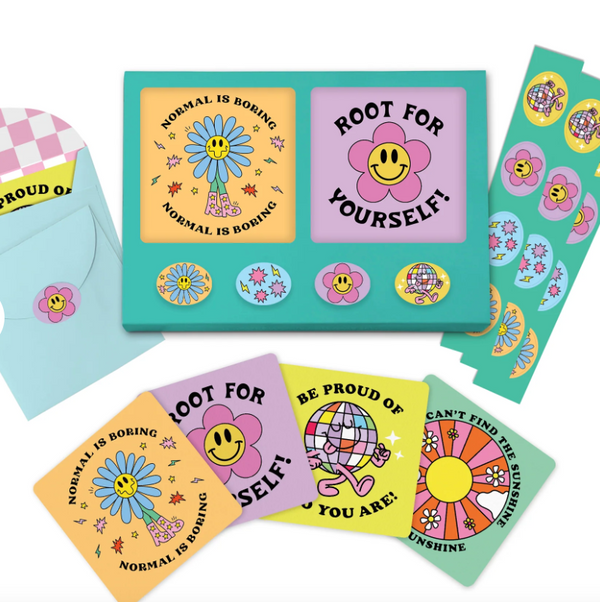 Be the Sunshine Mini Note Card Set with Stickers