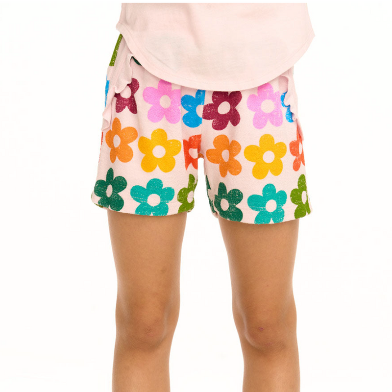 Rainbow Flower Shorts