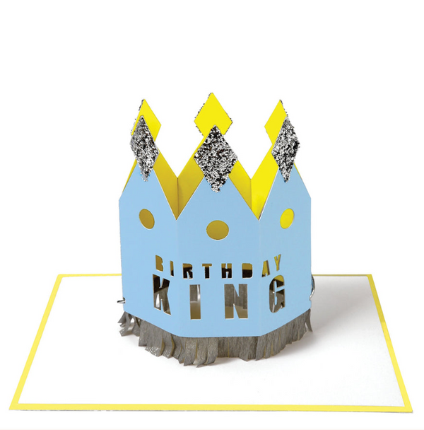 Birthday King Crown Birthday Card