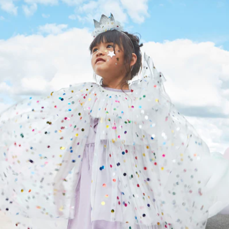 Dotty Collared Cape