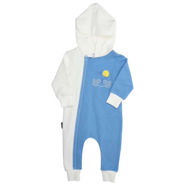 Island Zip Hooded Romper