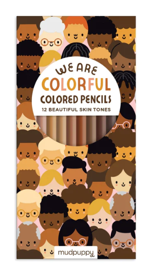 We Are Colorful Skin Tone Colored Pencils