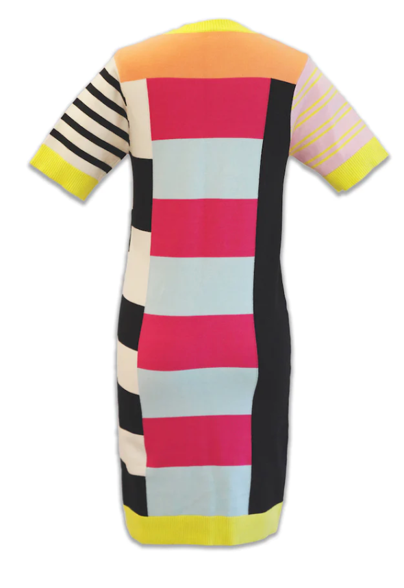 Margot Striped Sweater Dress