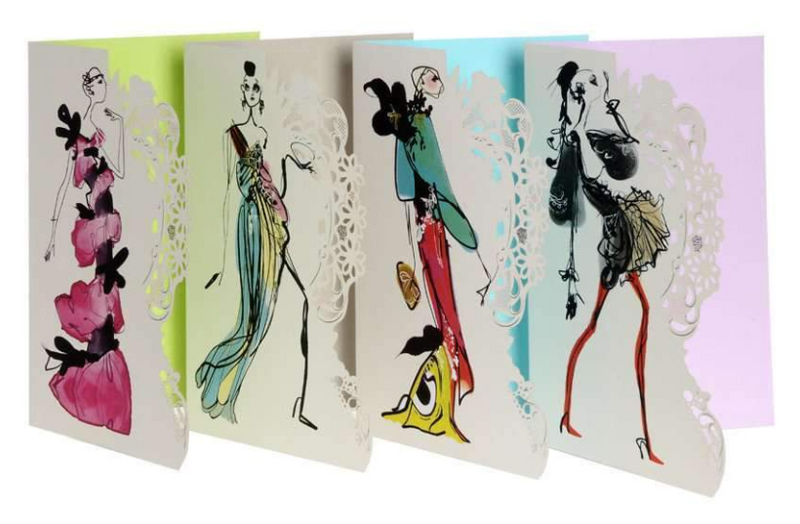 Haute Couture Diecut Boxed Notecards