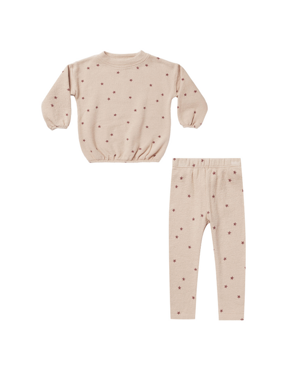 Spongy Knit Set - Stars