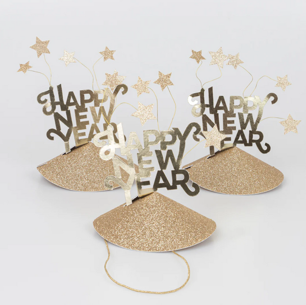Happy New Year Party Hat (x6)