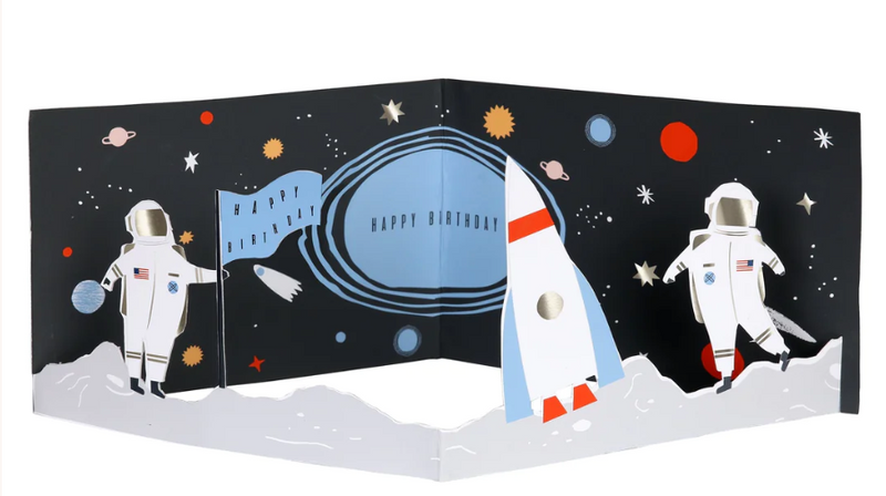 Astronaut Birthday Card