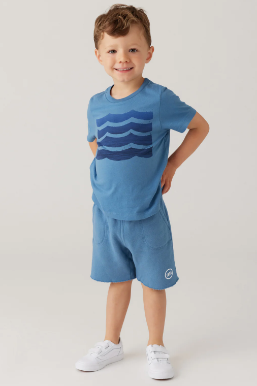 Waves Boy Short Atlantic