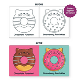 CAT DONUTS BATH BOOK