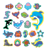 Ocean Life Stickable Foam Toys