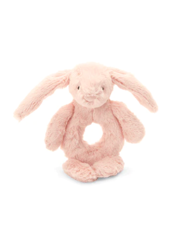 Bashful Blush Bunny Ring Rattle