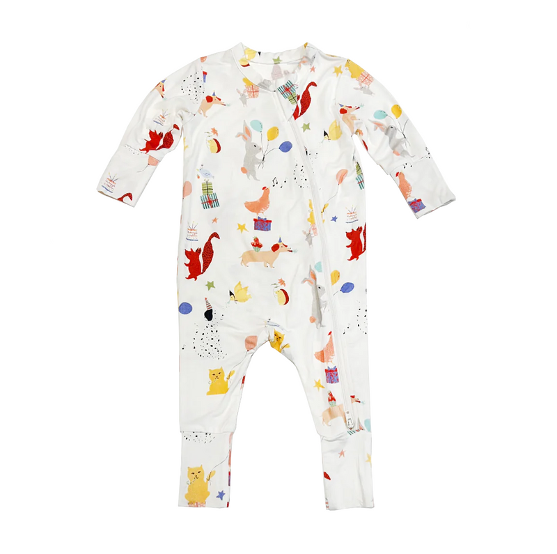 Baby Bamboo Romper - Birthday Buddies