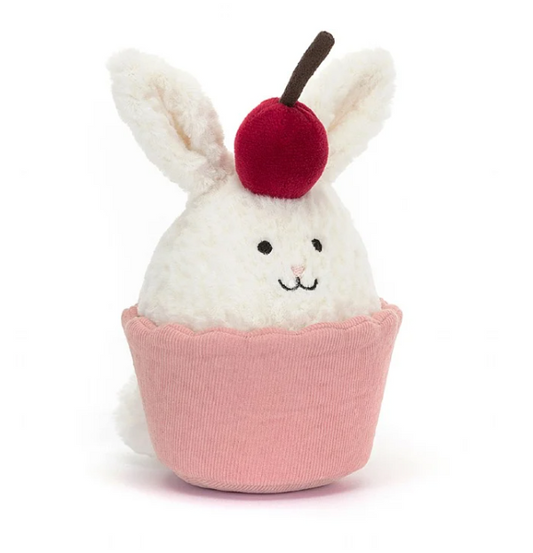 Jellycat Dainty Dessert Bunny Cupcake