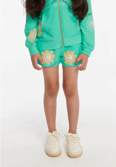 Smiley Flower Girls Shorts