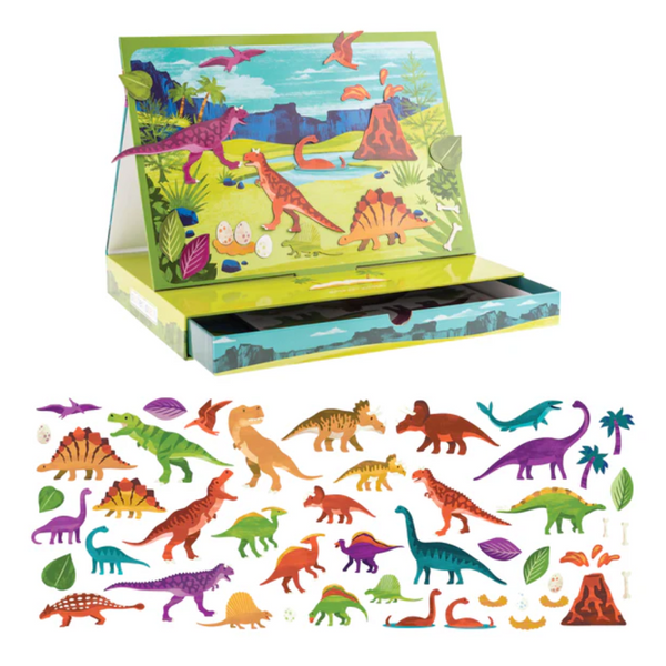 Magnetic Scene with Drawer Dino