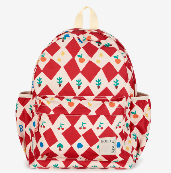 Harlequin all over backpack