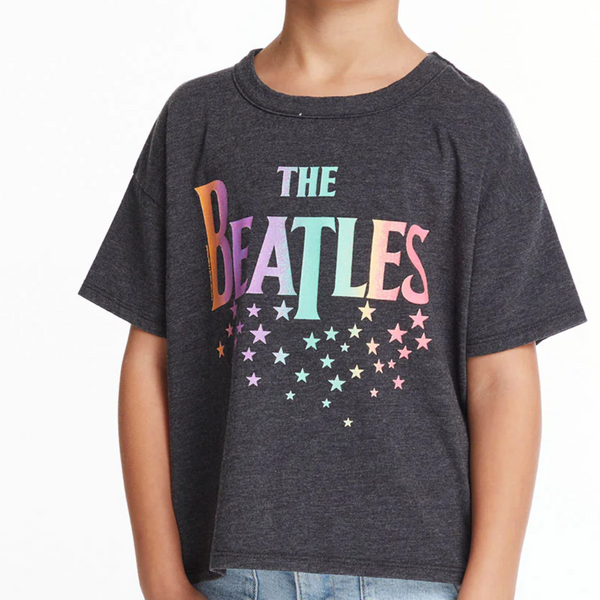 The Beatles Rainbow Logo Girls Tee