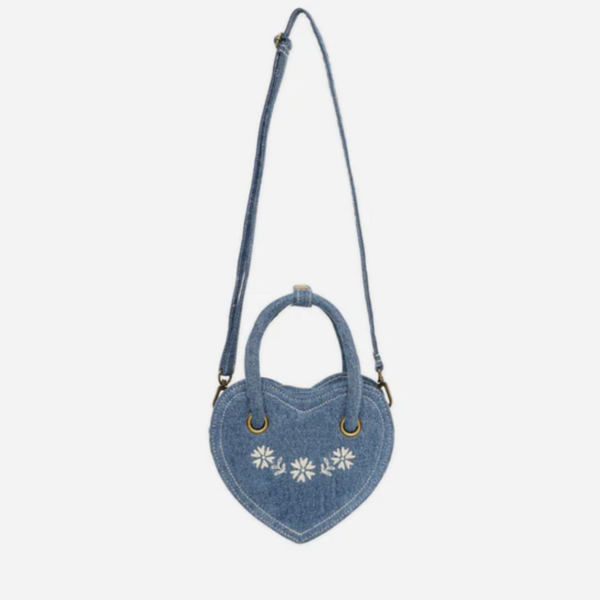 Heart Purse Indigo