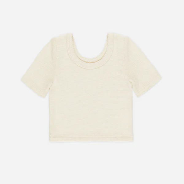 Scallop Tee Natural