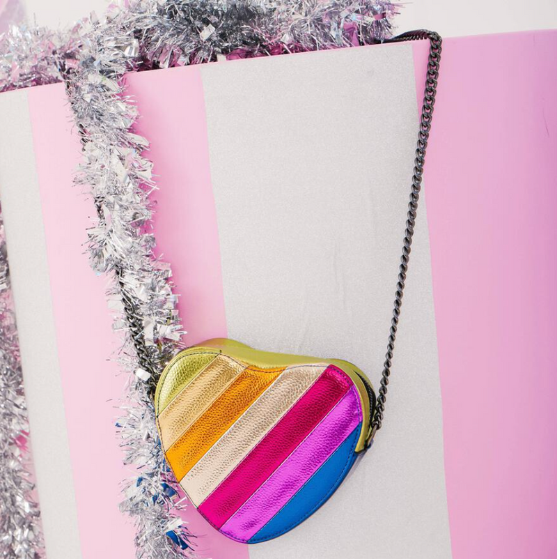 Rainbow Heart Purse