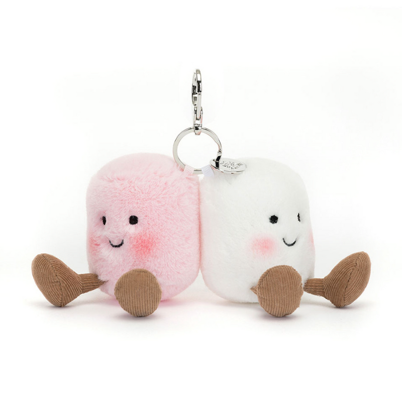 Pair of Marshmallows Bag Charm