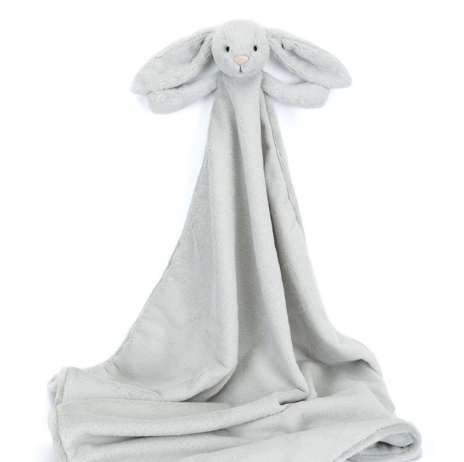 Bashful Grey Bunny Blankie