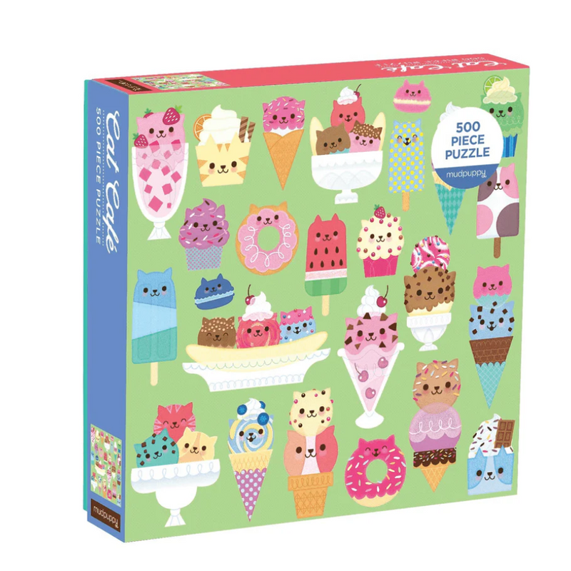 Cat Cafe 500 Piece Family Puzzle