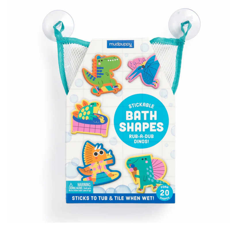 Rub-a-Dub Dinos Stickable Foam Bath Shapes