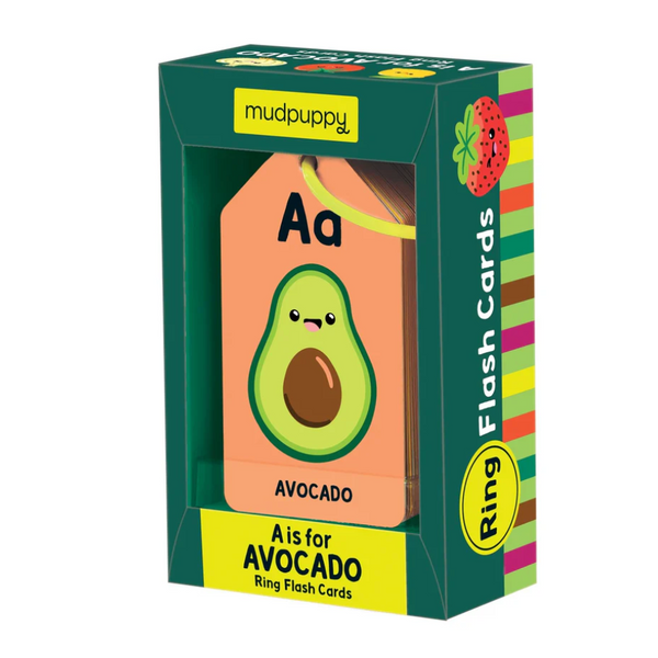 A is for Avocado Ring Flash Cards