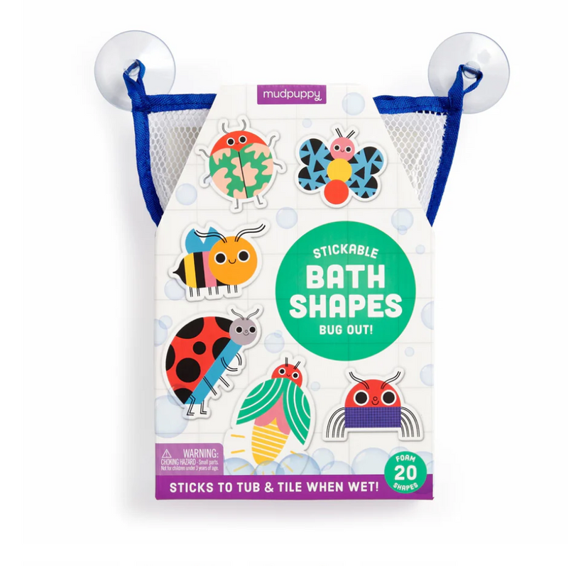 Bug Out! Stickable Foam Bath Shapes