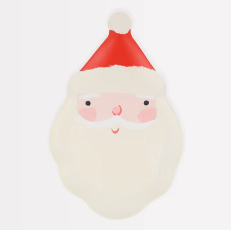 Melamine Santa Plate