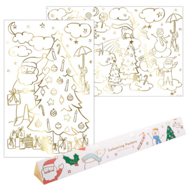 Christmas Colouring Placemats x2