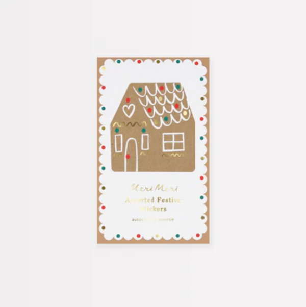 Gingerbread Stickers x50 sheets