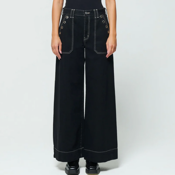 Matis Ultra Wide Leg - Black Onyx