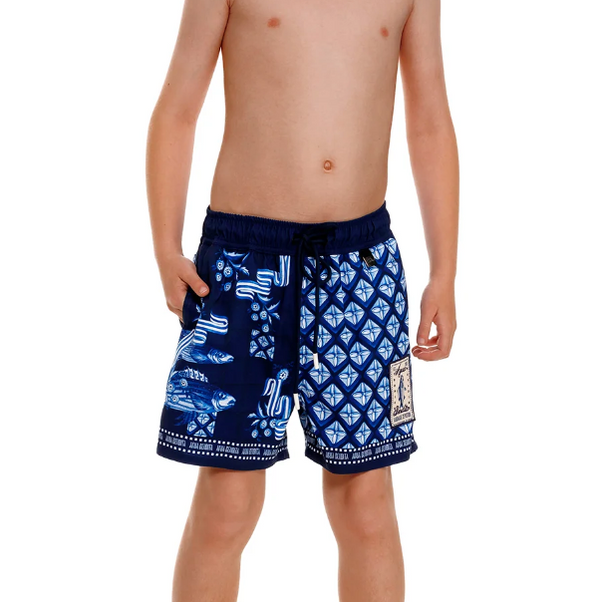 Nick Azure Swim Trunks