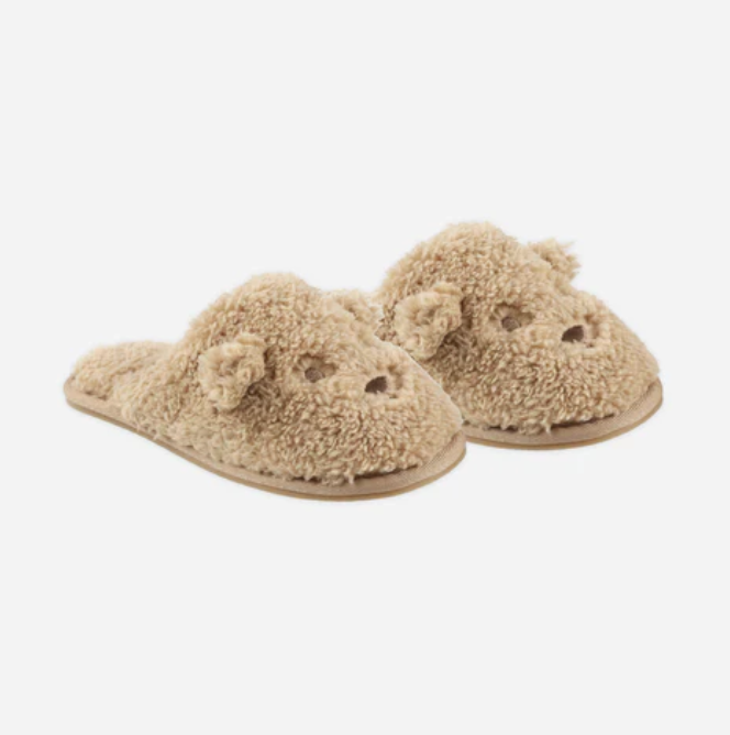 Bear Slippers || Gold