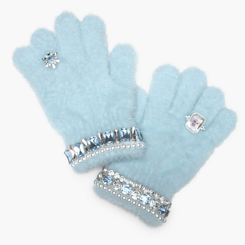 Disney Frozen Elsa Winter Jeweled Gloves