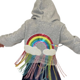 Crystal Rainbow Rain Hoodie