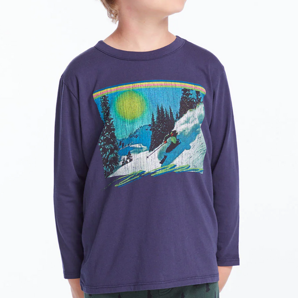 80s Ski Moment Boys Long Sleeve