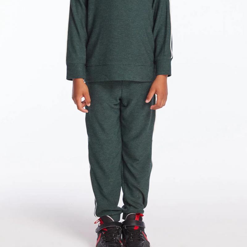 Boys Forest Pine Track Pant with Piping