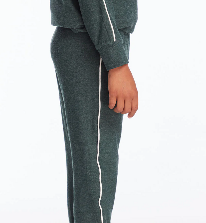 Boys Forest Pine Track Pant with Piping