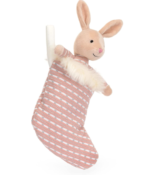 Shimmer Stocking Bunny