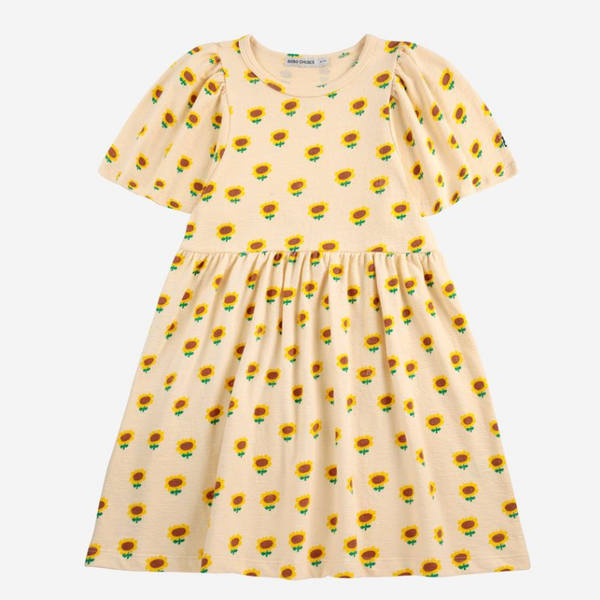 Sunflower all over dress