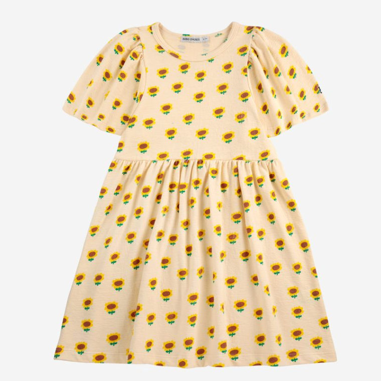 Sunflower all over dress