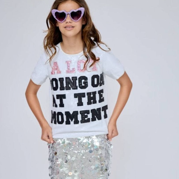 A Lot Going On Sequin T-shirt